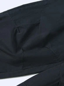 SOLOCOTE Quần Trai Dây kéo màu trơn Giải trí - màu đen - Xem 5