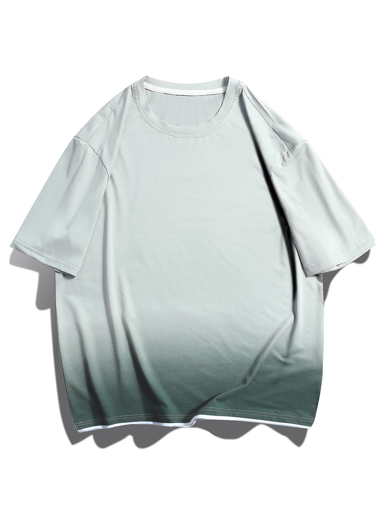 Manfinity 男士漸層圓領T恤 - 彩色 - 查看 1