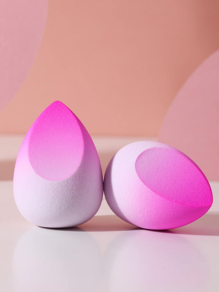 2PCS Makeup Sponge,Suitable For Cream & Powder Concealer, Loose Powder Makeup Applicator - Multicolor - View 1