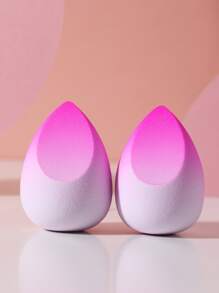 2PCS Makeup Sponge,Suitable For Cream & Powder Concealer, Loose Powder Makeup Applicator - Multicolor - View 2