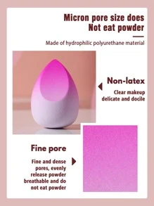 2PCS Makeup Sponge,Suitable For Cream & Powder Concealer, Loose Powder Makeup Applicator - Multicolor - View 3