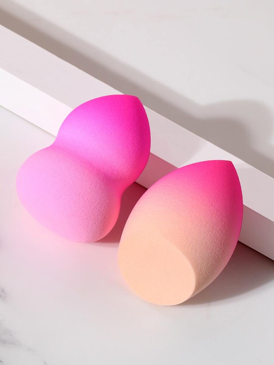 2PCS Makeup Sponge,Suitable For Cream & Powder Concealer, Loose Powder Makeup Applicator - Multicolor - View 1