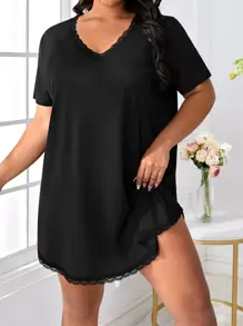 蕾丝边睡衣睡裙