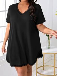 蕾丝边睡衣睡裙