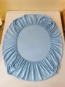 3入組肌膚友好、刷毛、洗過的平紋床上用品套裝，包括兩個枕套（1張床單和2個枕套），無皺紋和無荧光，適合機洗和裸睡 - 藍色 - 查看 7