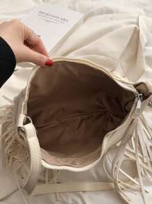 Túi Crossbody Nữ - Màu be - Xem 6