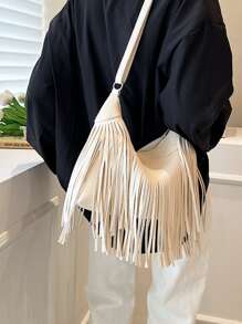 Túi Crossbody Nữ - Màu be - Xem 7
