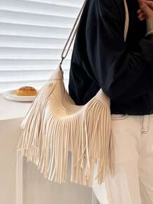 Túi Crossbody Nữ - Màu be - Xem 8