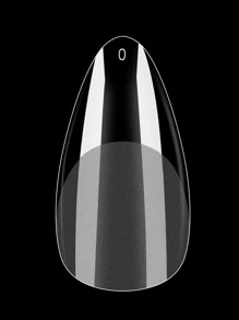 Elevate Your Style With 240pcs Long Almond Transparent Clear Fake Nail For Home DIY Nail Salon Nail Extension - Clear - View 4