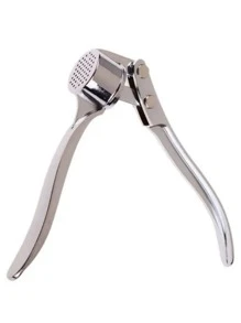 1 Máy ép tỏi bằng hợp kim kẽm, Dụng cụ xay tỏi bằng tay sáng tạo cho nhà bếp, Dụng cụ làm rau củ quả, Đồ dùng nhà bếp, Máy cắt, Thực phẩm, Salad, Trang trí, Bảo quản, Tiệc, Sinh nhật. - Bạc - Xem 3