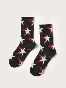 ROMWE Grunge Punk 5pairs Skull Pattern Women Socks - Multicolor - View 5