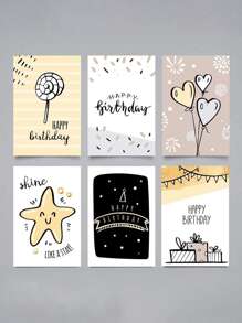 4pcs Glitter Marker Pen - Black - View 5