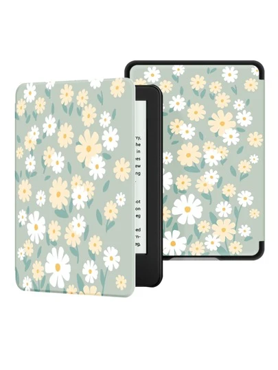 花卉圖案殼套與 Kindle 兼容