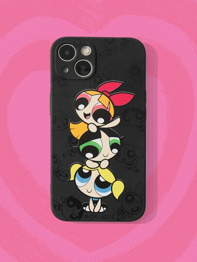 The Powerpuff Girls | ROMWE Custodia per telefono con grafica fumetto