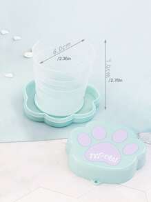 1pc Claw Chi tiết Tumbler có thể thu gọn - Màu xanh lam - Xem 2
