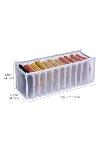 cái Hộp lưu trữ đồ lót đóng gói nhiều ô - trắng - Xem 2