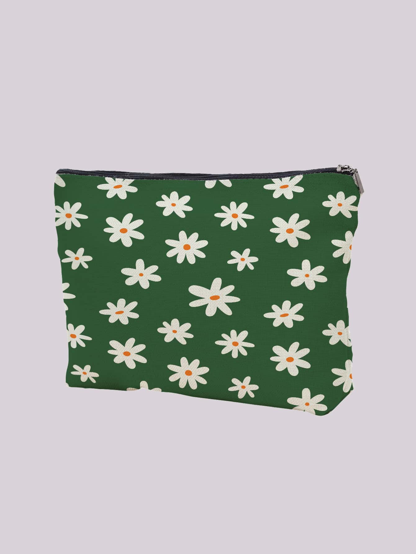 Floral Print Makeup Bag - Multicolor - View 1