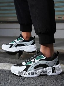男款時尚、舒適、透氣、輕量級、街頭風格、全配運動鞋、厚底休閒鞋 - 彩色 - 查看 2