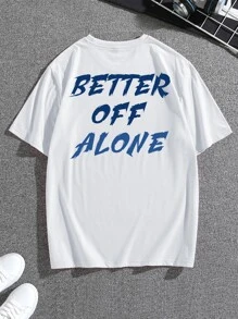 Áo thun & Áo lót Nam Slogan Giải trí - trắng - Xem 1