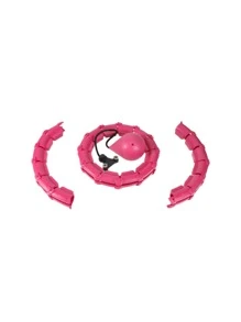1pc Detachable Sports Fitness Exercise Hoop - Pink - View 2