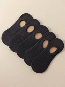 5 đôi tất nam rắn vô hình - màu đen - Xem 1