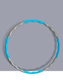 1pc Color Block Removable Fitness Exercise Hoop - Multicolor - View 2