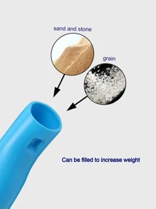 1pc Color Block Removable Fitness Exercise Hoop - Multicolor - View 4