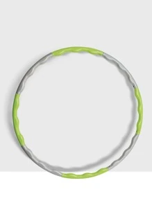 1pc Color Block Removable Fitness Exercise Hoop - Multicolor - View 2