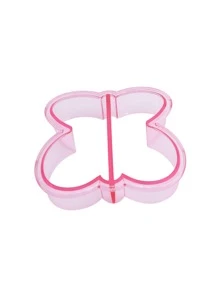 1入組塑料三明治模具現代蝴蝶設計家用三明治模具 - 粉色 - 查看 3