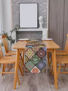 1 Máy tính bảng họa tiết Mandala, Á hậu bàn bếp polyester hiện đại cho phòng ăn - Nhiều màu - Xem 1