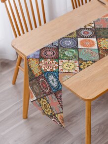 1 Máy tính bảng họa tiết Mandala, Á hậu bàn bếp polyester hiện đại cho phòng ăn - Nhiều màu - Xem 3