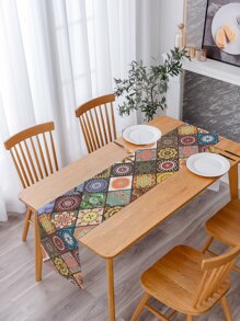 1 Máy tính bảng họa tiết Mandala, Á hậu bàn bếp polyester hiện đại cho phòng ăn - Nhiều màu - Xem 4