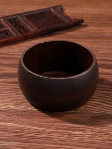 1 vòng tay bằng gỗ cổ điển cho phụ nữ để trang trí hàng ngày - Cà phê - Xem 4