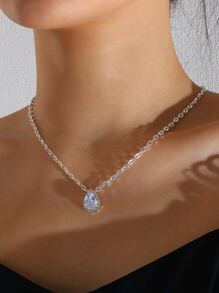 水鑽裝飾身體鏈 - 銀色 - 查看 3