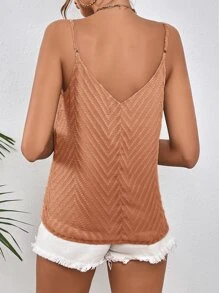 SHEIN LUNE Cami Top - Aprikosenfarben - Übersicht 2