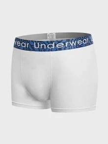 Hombres 5 piezas Calzoncillos boxer con estampado de letra - Multicolor - Ver 5