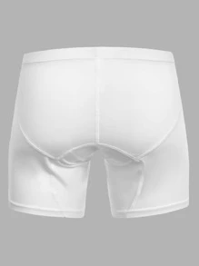 Hombres Calzoncillos boxer unicolor - Blanco - Ver 2