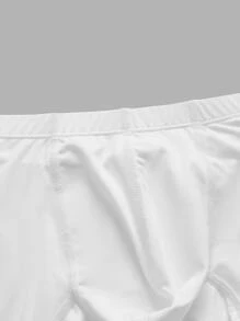 Hombres Calzoncillos boxer unicolor - Blanco - Ver 4