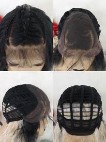 13*6 Lace Front Long Curly Synthetic Wig - Multicolor - View 7