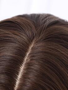 Peluca sintética largo rizado - Marrón - Ver 7