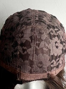 Peluca sintética largo rizado - Marrón - Ver 8