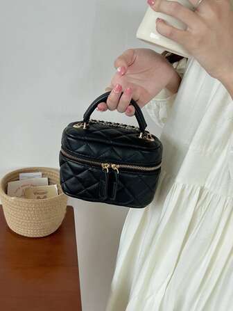 Kedja Övre Handtag Geometrisk Enkel Elegant skolväska