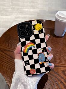 Checkered Pattern Phone Case - Multicolor - View 2