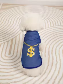 Bể nuôi thú cưng in chuỗi 1 cái - Màu xanh lam - Xem 1