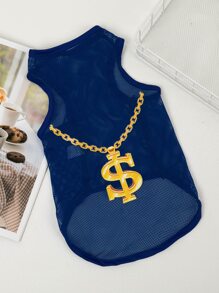 Bể nuôi thú cưng in chuỗi 1 cái - Màu xanh lam - Xem 5