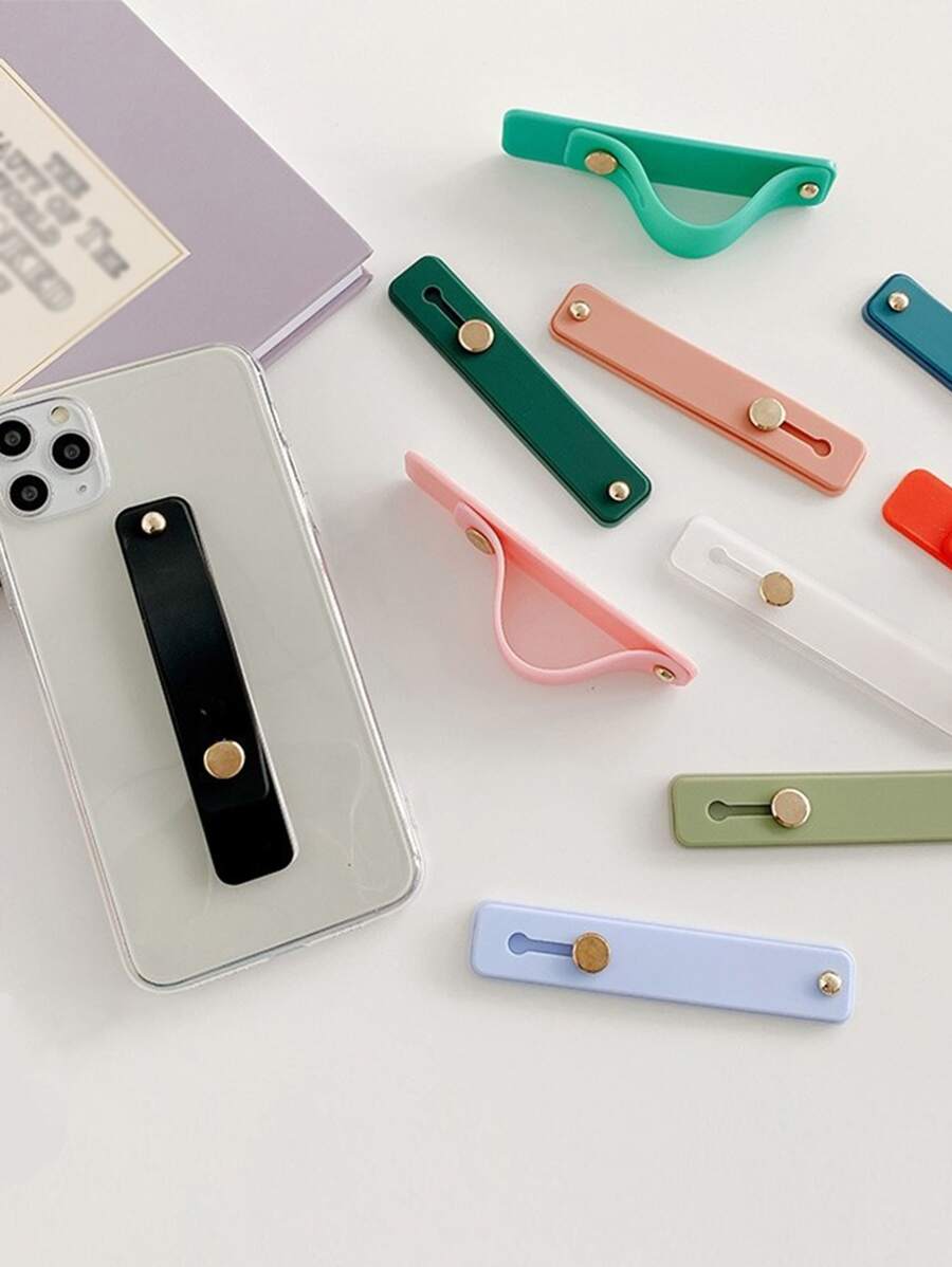 3 cái Giá đỡ điện thoại kéo đẩy silicone ngẫu nhiên - Nhiều màu - Xem 1