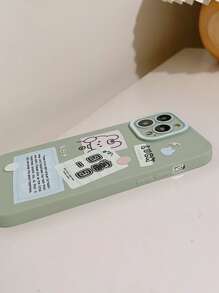 Handyhülle mit Cartoon Hase Muster - Verschiedenfarbig - Übersicht 2