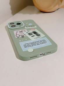 Handyhülle mit Cartoon Hase Muster - Verschiedenfarbig - Übersicht 3