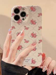 花朵圖案手機殼 - 彩色 - 查看 1