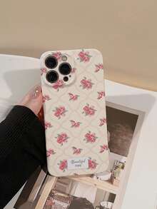 花朵圖案手機殼 - 彩色 - 查看 5